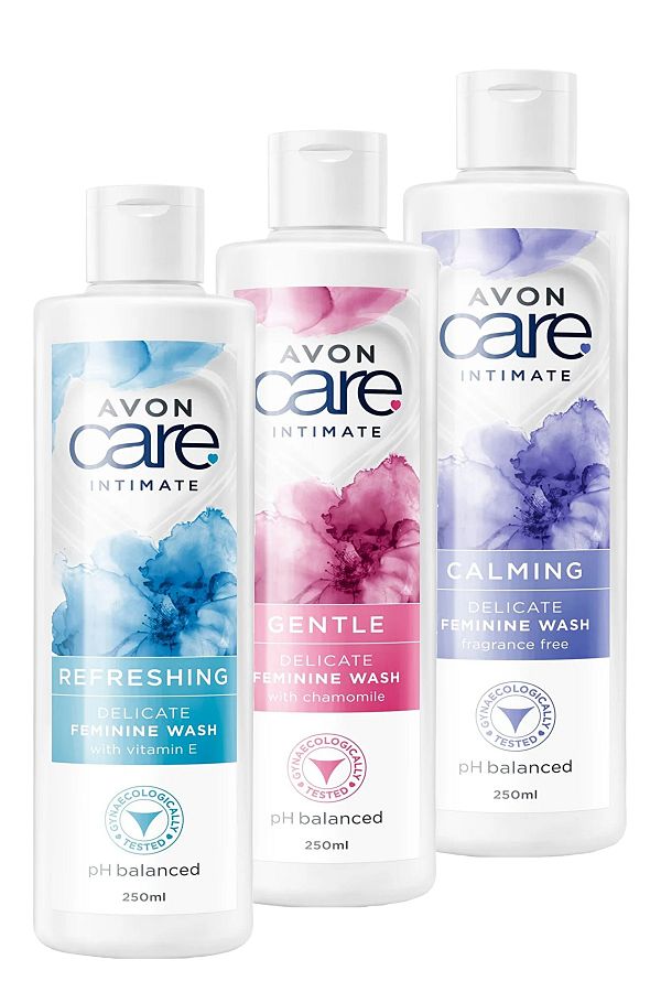 AVON-Care Intimate Calming, Gentle and Refreshing External Genital Area Cleaner Package 1