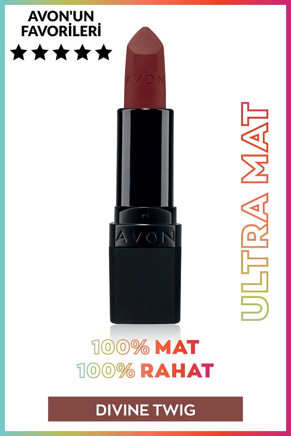 AVON-Ultra Matte Lipstick Divine Twig 1