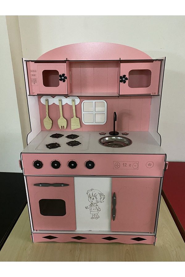 bahad r grup Toy Kitchen Wooden Toy Kitchen Kitchen Set Toy