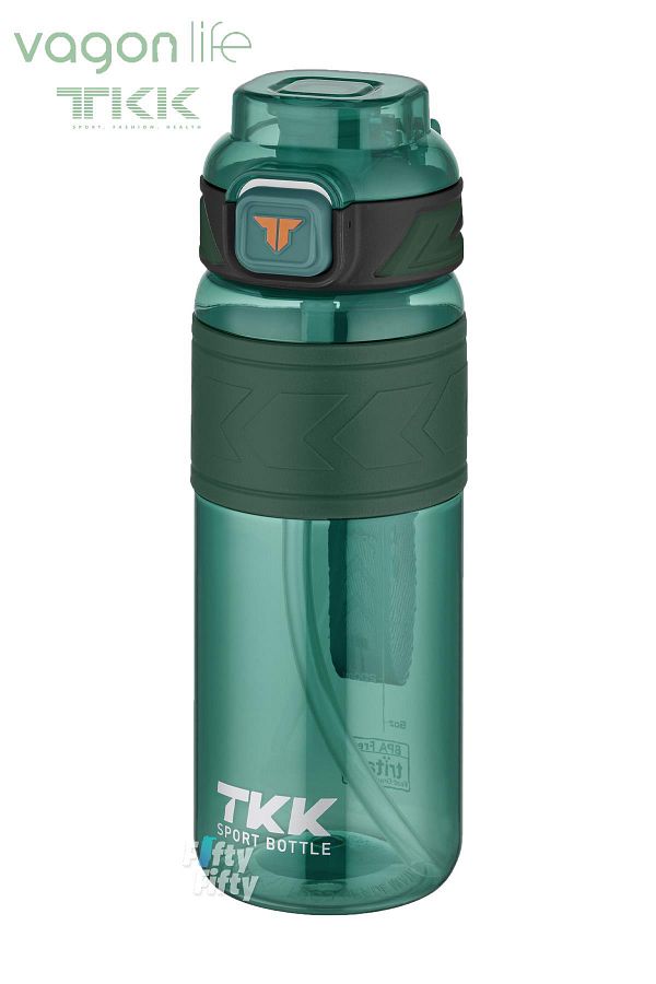 Vagonlife-TKK 800 ML Dual Use Tritan Water Bottle with Straw/Comfortable Drinking Bpa Free with Carrying Strap FFTKK1020 1