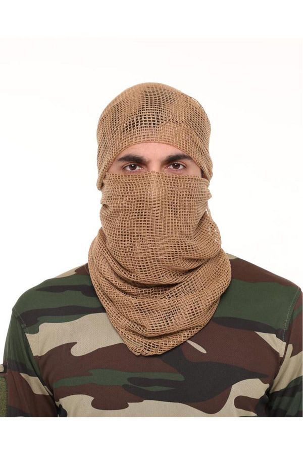 SINGLE SWORD-Camouflage Square Mesh Military Shawl, Mesh Puchsia, Hide Net Tactical Mesh Puchsia - Poşi 1
