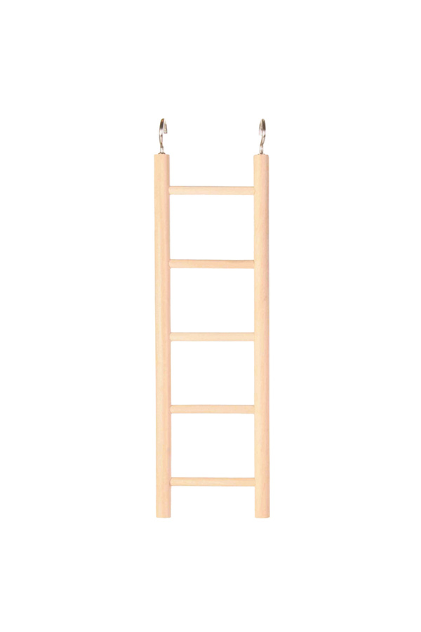 EuroGold-Wooden Bird Play Ladder 5 Steps 30 cm 1