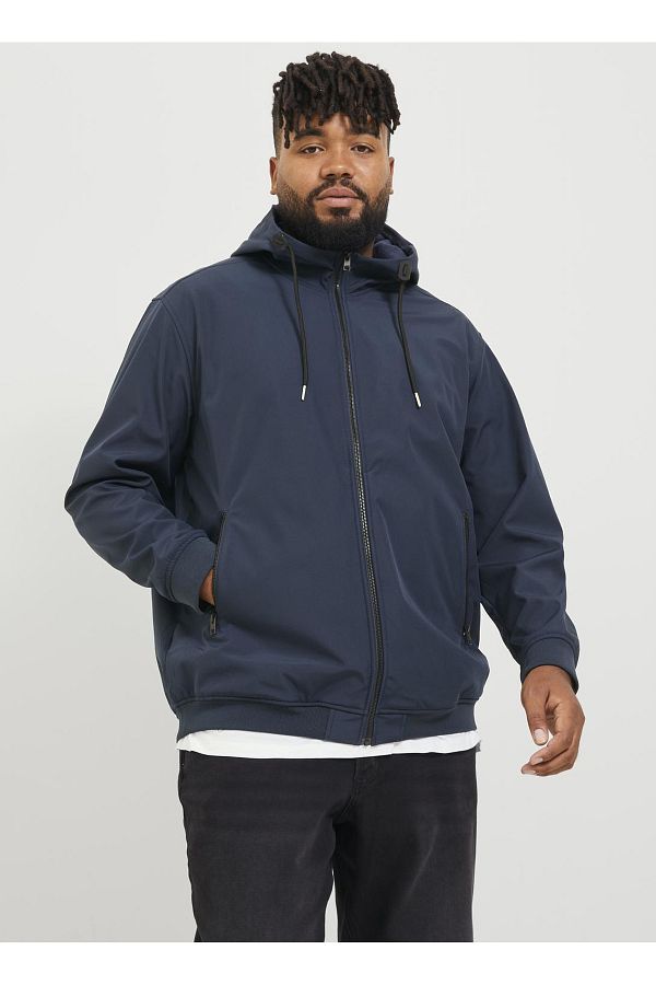 Jack Jones Winter Jacket Dark blue Basic Trendyol