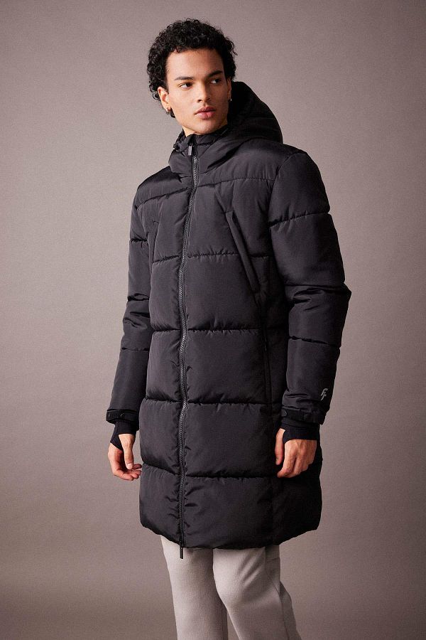 DeFacto-Fleece-gefütterter Kapuzenmantel Parka - Fit X5345az23wn 1