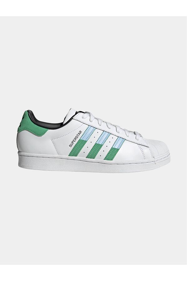 Adidas superstar j w schuhe weiß silber clearance