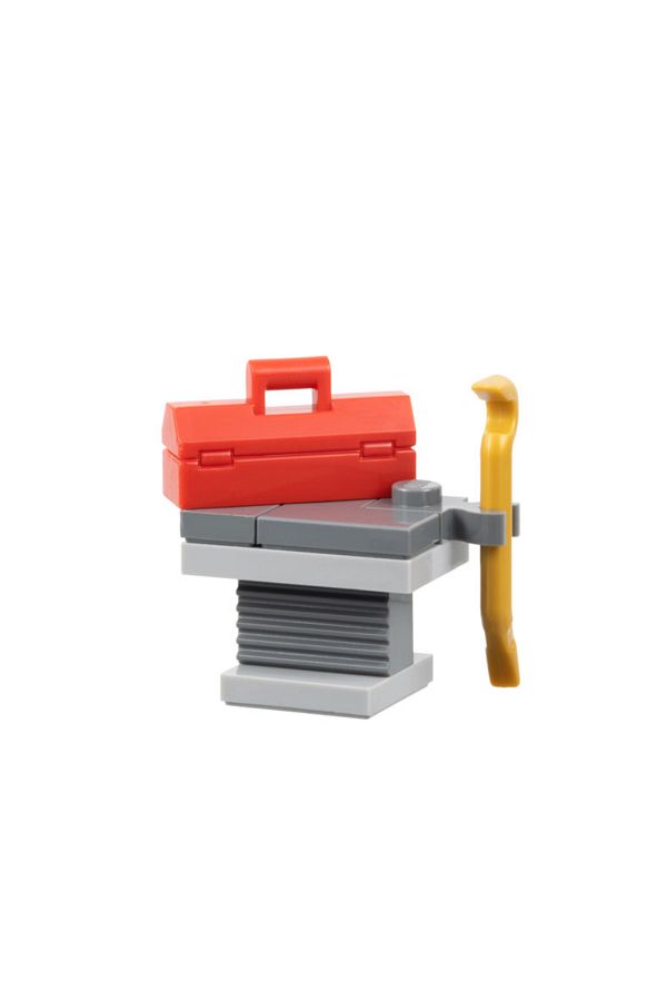 LEGO-Marvel Microstructures (Day 12) - Workbench and Toolbox Mini Model 1