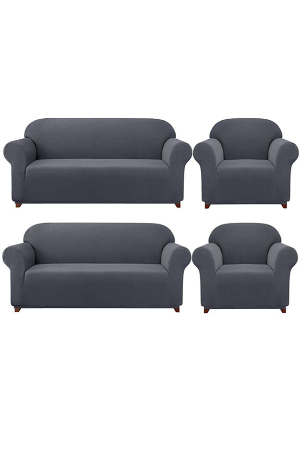 Bright Home-Lycra Sofa and Sofa Set - Elastic Sofa Bed Cover, Pitikare Pattern3+3+1+1 1