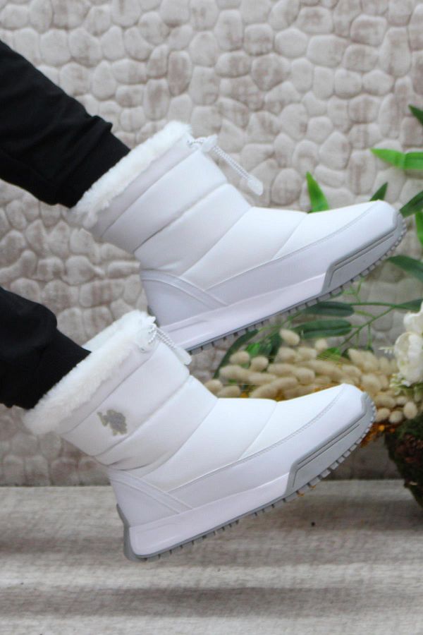 U.S. Polo Assn. BASE. Polo Assn. Rainy 3PR Anatomical Original Product Flexible Women s Boots Snow Boots Trendyol