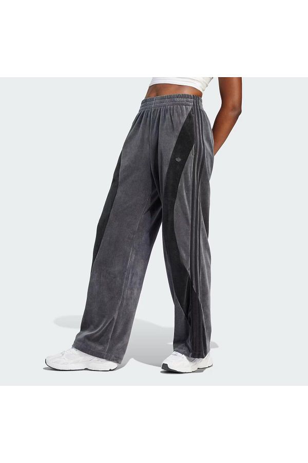 adidas High Waist Velour Women s Sweatpants Trendyol