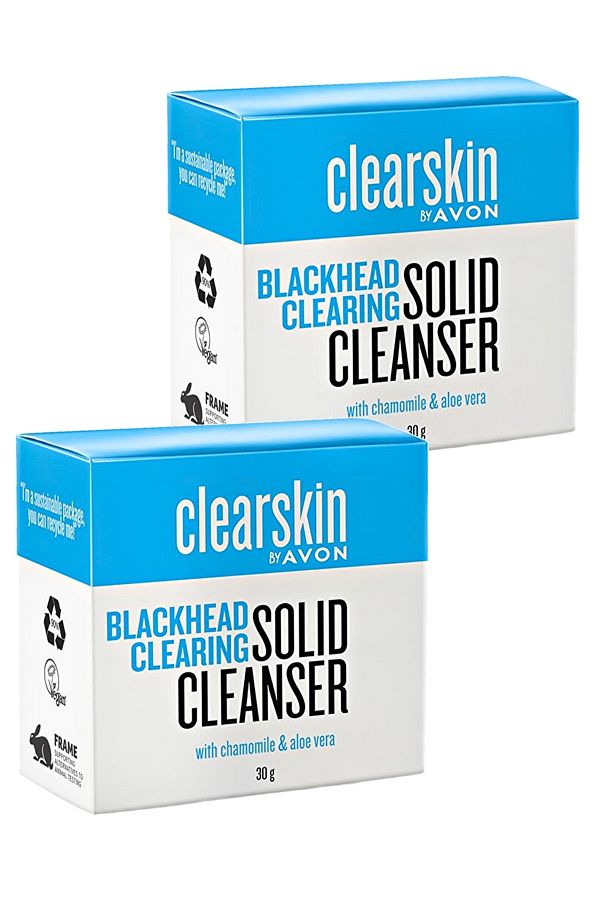 AVON-Clearskin Blackhead Remover Soap Containing Aloe Vera and Chamomile Extracts and Salicylic Acid 30 1