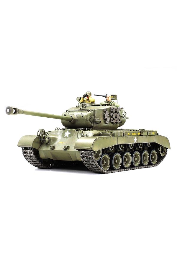 TAMIYA-1/35 USM26 Pershing T26E3 Plastic Tank Model Kit, Disassembled Hobby Set 1