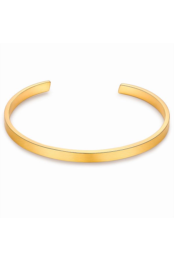 True Rebels-Edelstahlarmband Armreif Edelstahl gelbgold 1
