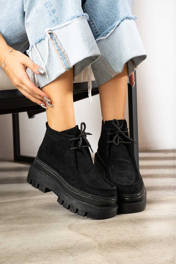 Kad ns Shoes Mina Women s Lace up Boots Trendyol