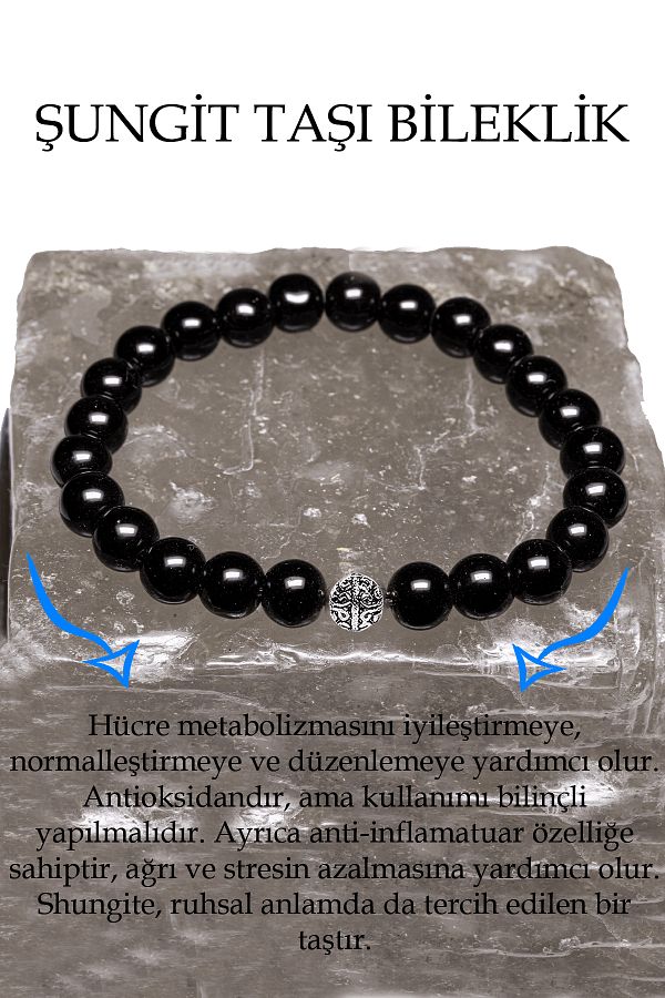 Shungite stone bracelet on sale