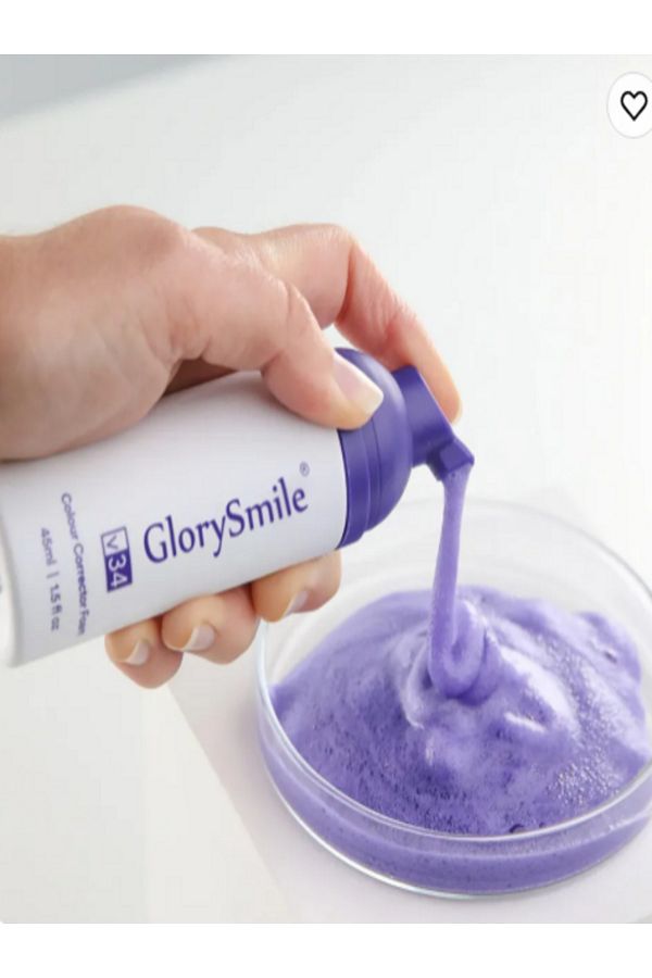 GlorySmile-V34 Color Corrector - 50ml Whitening Foam 1