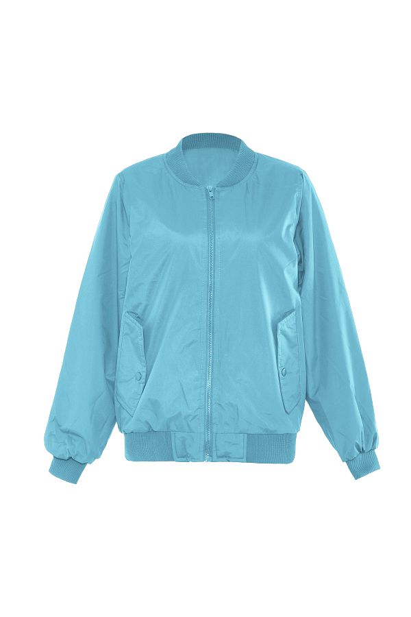 Turquoise bomber jacket hot sale
