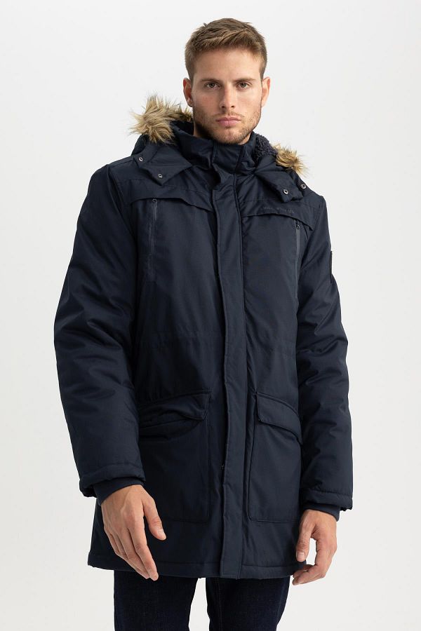 Defacto parka hot sale