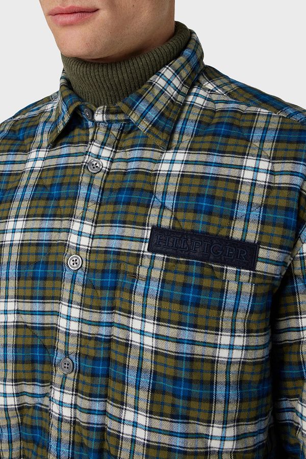 Tommy hilfiger plaid best sale jacket
