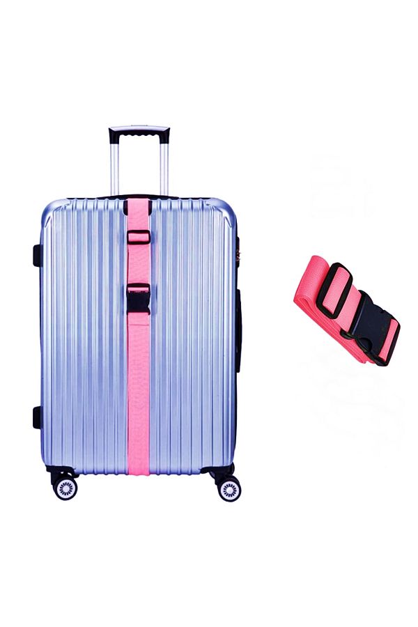 Luggage belt lock top