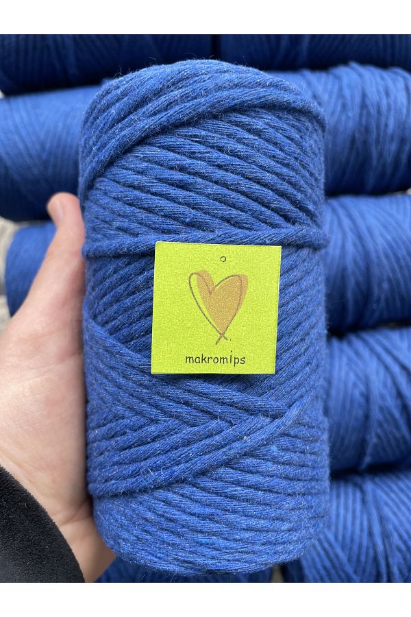 Makromİps-MACROME ROPE ( 250 gr ) SINGLE WRAPPED COTTON SCAN ROPE TWIPE HOBBY MULTI-PURPOSE KEYCHAIN KNITTED BOHEM 1