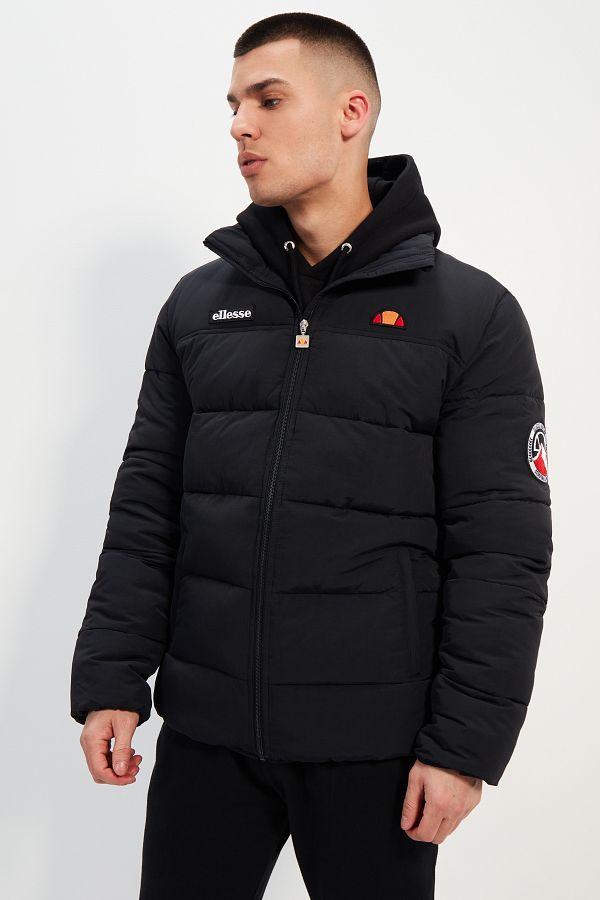 Ellesse Winterjacke Schwarz Puffer Trendyol