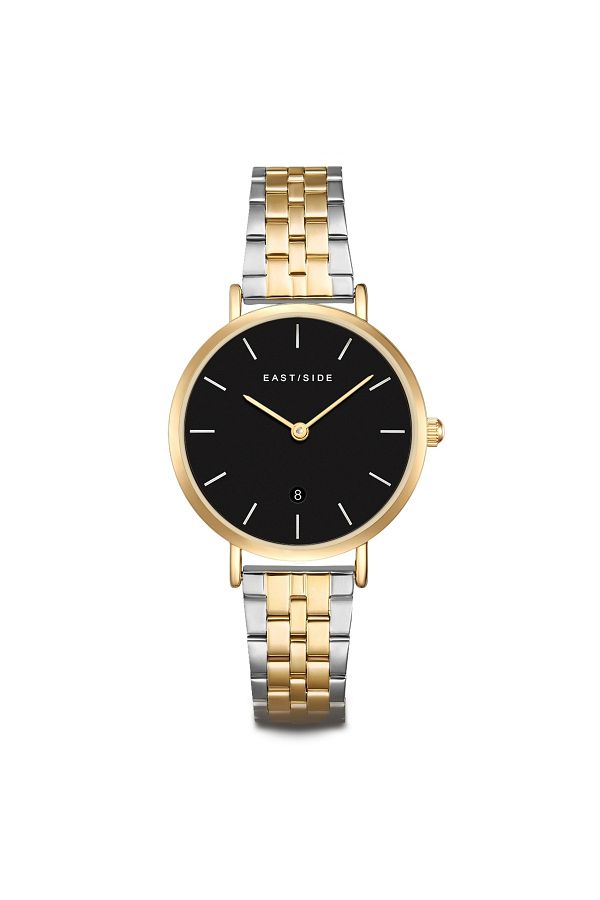 eastside-Quarzuhr Damen Quarzuhr gelbgold Edelstahl silber/gelbgold 1