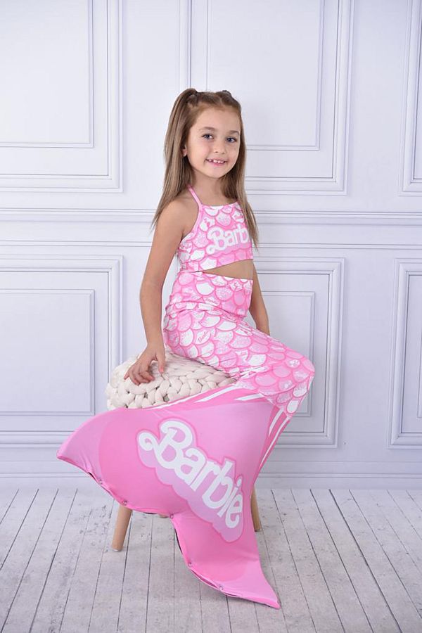 My Kids Wear New Season Girl s Mermaid Costume Pink Trendyol