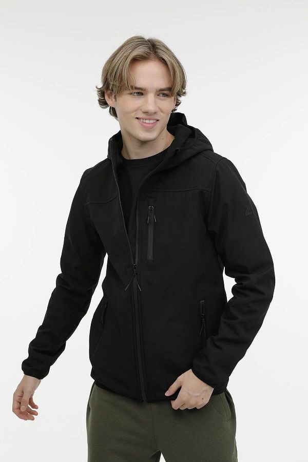Kinetix-Men's Softshell Coat - ml Basic, 3Pr Water Repellent 1