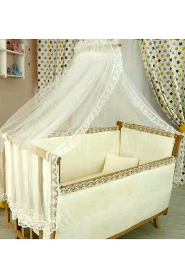 Gelincik Çeyiz Bebek Cibinliği Dantelli (APARATSIZ)