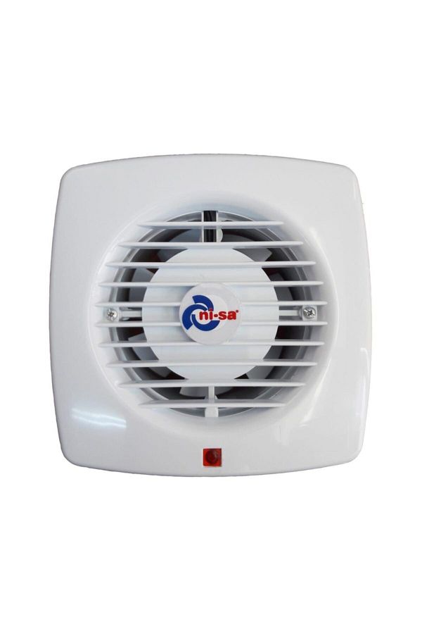 PrestijMagaza-White Nisa Luce 100 Mm 12 Watt Aspirator Bathroom and Kitchen Ventilation 1