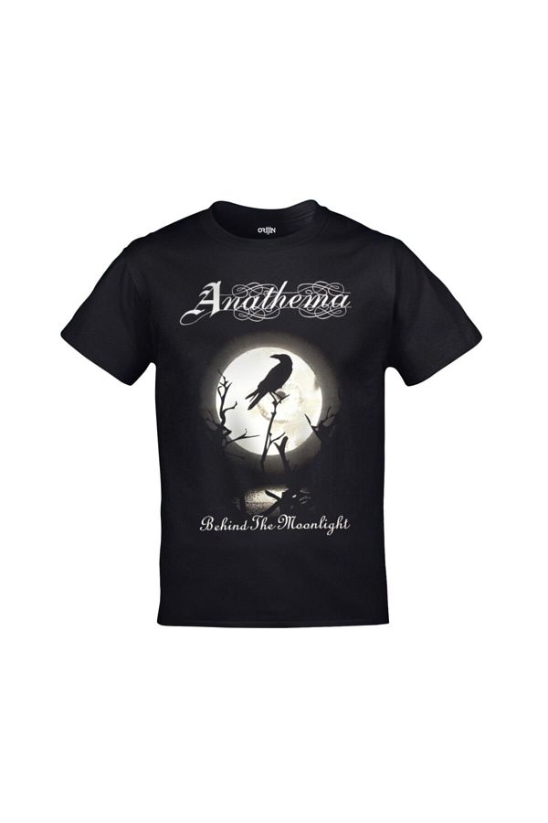 Orijin Tekstil-Anathema Behind The Moonlight Front and Back Printed Black Tshirt 1