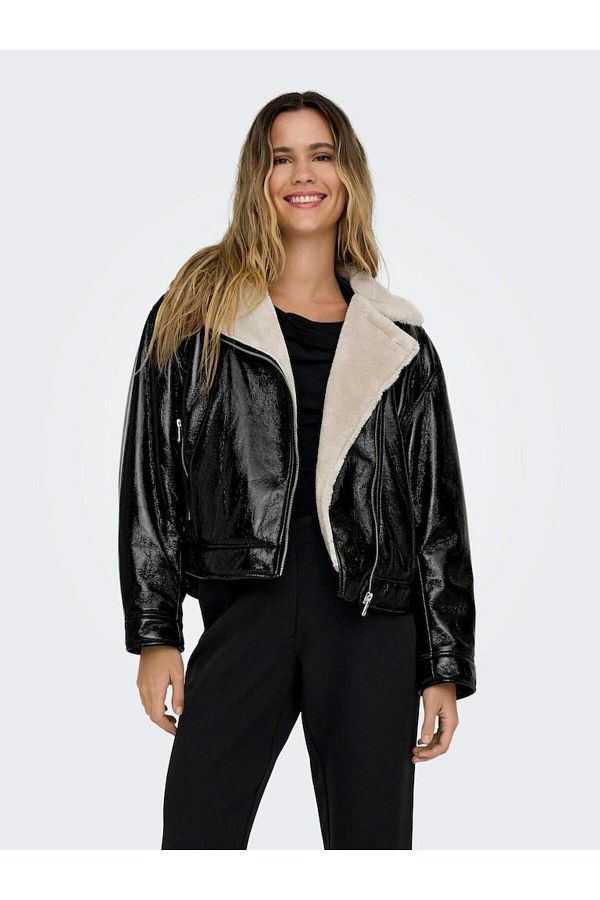 Only bonded biker jacket top