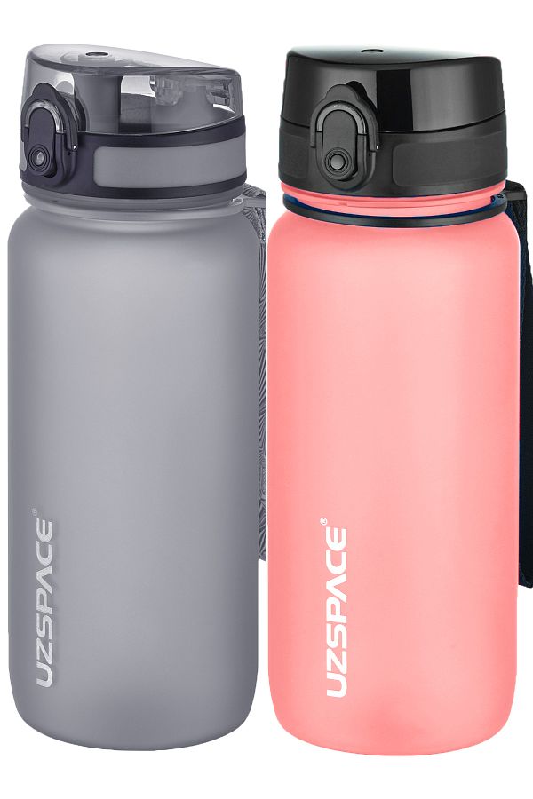 Uzspace-650 Ml 2-Piece Tritan Flask Set in 14 Different Color Options - Fiftyfifty 1