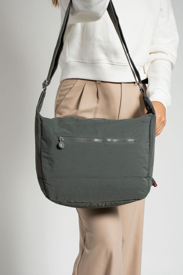 YOGII Shoulder Bag - Beige - Quilted - Trendyol