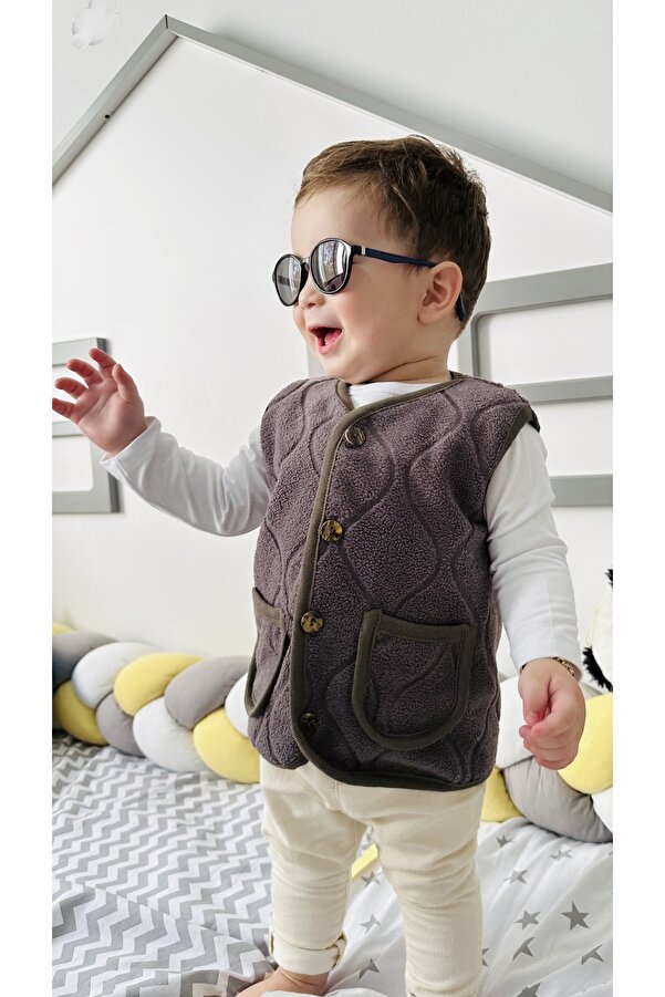 TD Collection Teddy Peluş Bebek/çocuk Yelek Yılbaşı , Yeni Yıl Hediye Paketi Yapılır