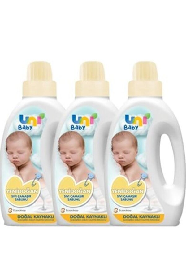 Uni Baby Yenidoğan Çamaşır Sabunu 1000 ml X 3 Adet