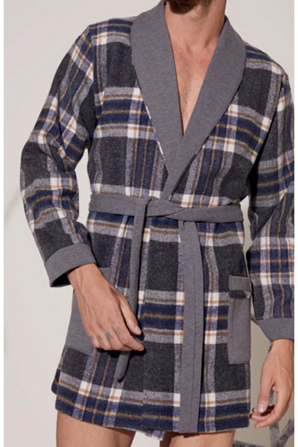 Mens cashmere dressing gown online