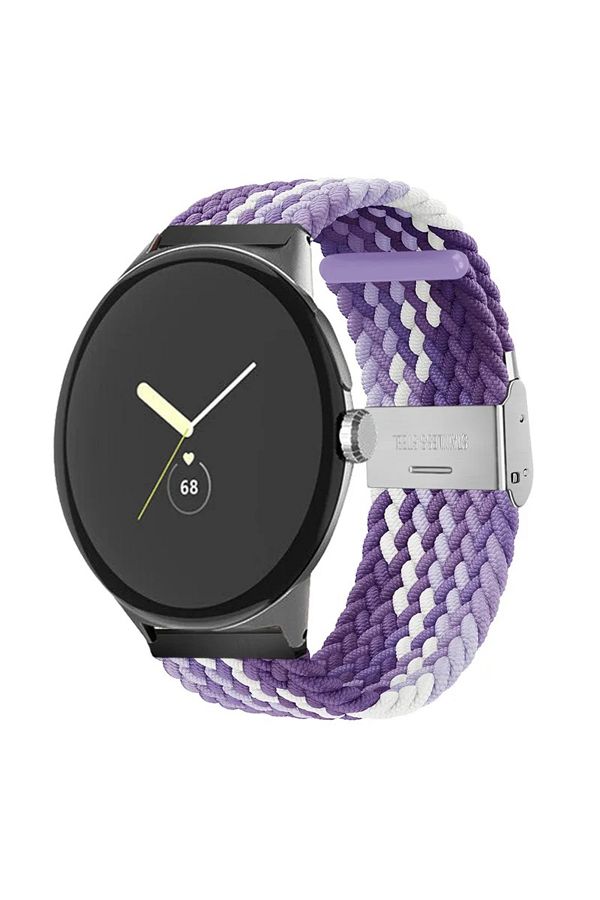 UnDePlus Amazfit GTS Bip Lite S Samsung Haylou Solar Huawei 20mm Compatible Cord Flexi Braid with Metal Clip Trendyol
