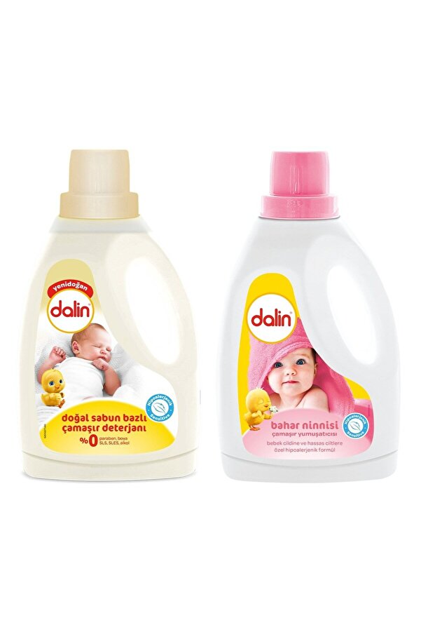 Dalin Doğal Sabun Bazlı Deterjan Yumuşatıcı Bahar Ninnisi 1500 ml