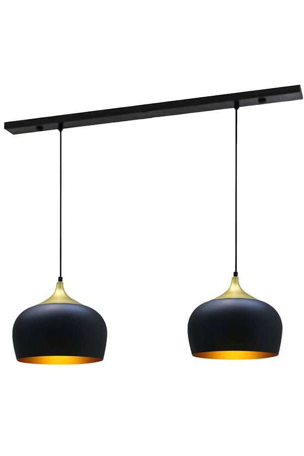 Bamyum-2x Hängelampe E27 Metall Set aus 2-3-4 Pendellampen Hängelampe Pendelleuchte 1