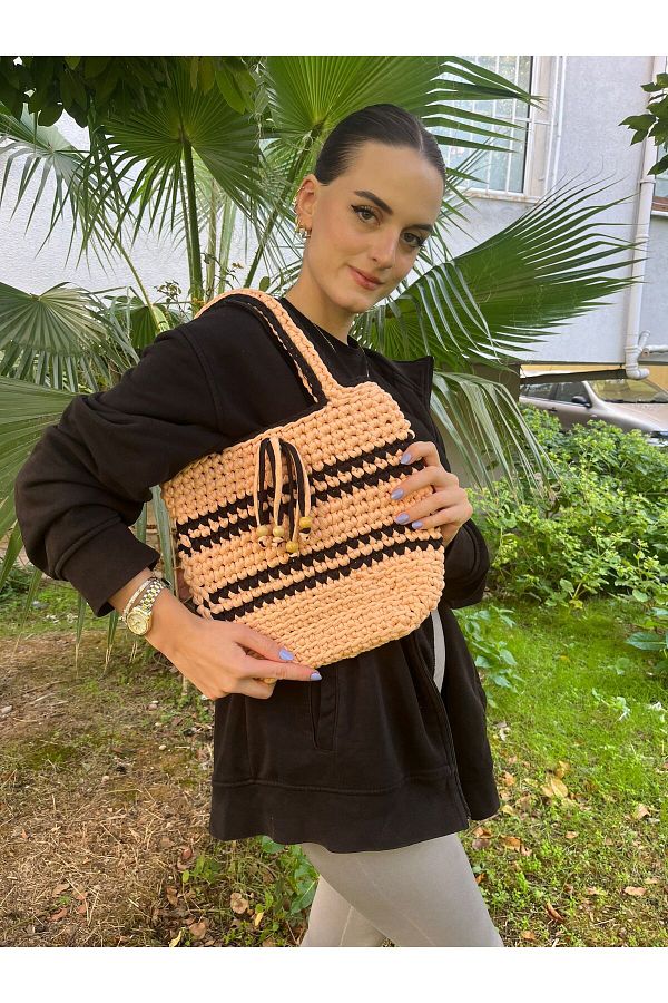 At lgan Grp Hand Knitted Women s Handbag Shoulder Bag Spring Bags Trendyol