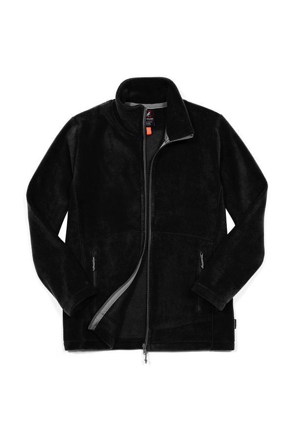 CottonLand Women s SCARLETT Regular Cut Collared Fleece Jacket BLACK Trendyol