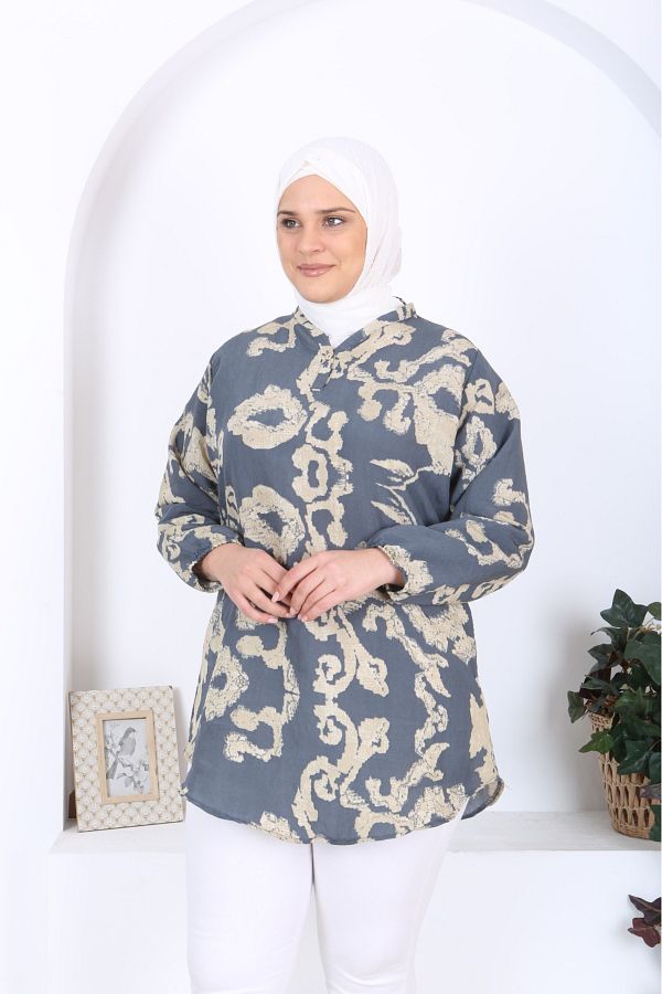 Tunikteks-Modal woven viscose soft kumas tunic 1