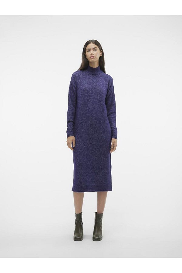 Vero Moda-Strickkleid VMKADEN LS YÜKSEK YAKA DALGA ELBİSE GA BF 1