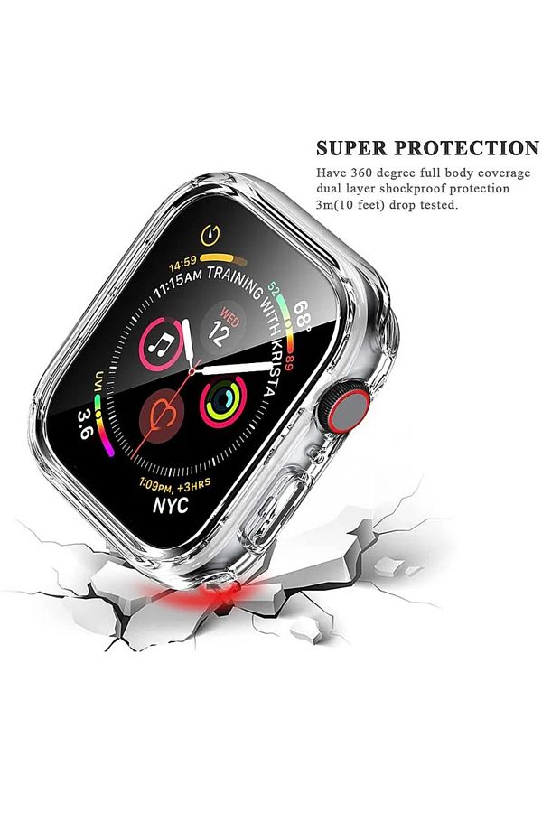 AC Mobile Apple Watch Series 23.Generation Compatible Smart Watch Case and Screen Protector 42mm Hard Trendyol