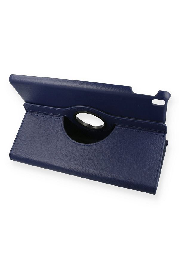 AQUA AKSESUAR-iPad 10.2 (7th generation) Compatible Case 360 Rotating Leather Protected Tablet Case - Navy Blue 1