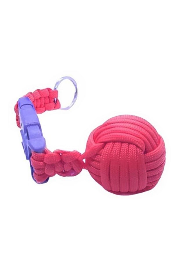 eklebunuda-Monkey fist Paracord Keychain 1