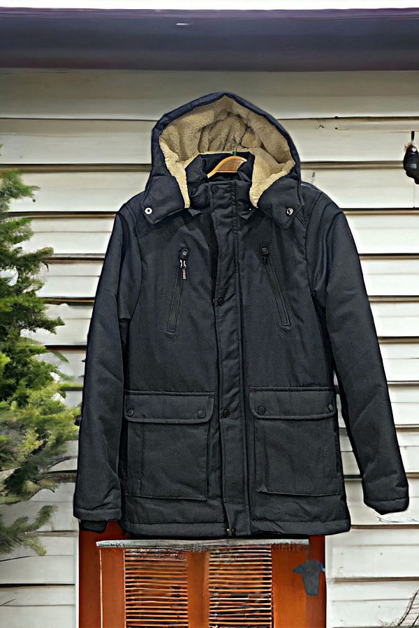 culıs-Gabardine Men's Jacket with Fur Inside 1
