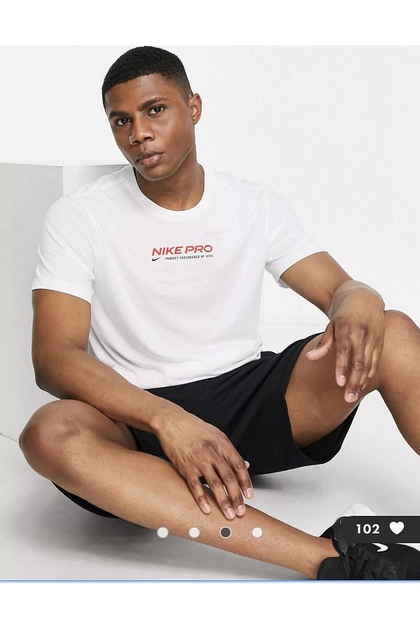 Nike Pro Dri Fit Training Short Sleeve Men s T Shirt Trendyol