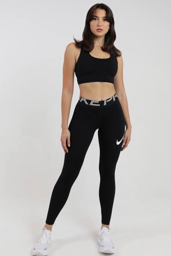 Nike Sports Leggings - Black - Normal Waist - Trendyol